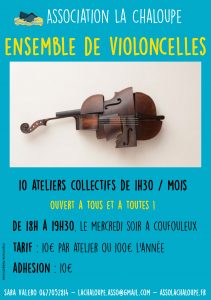 affiche rentrée celli chaloupe 2025